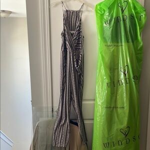 BCBGeneration Striped Jumpsuit